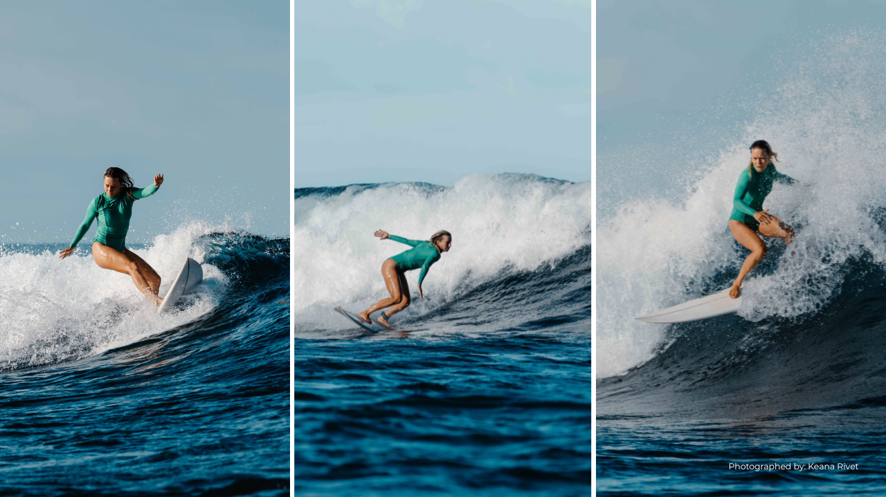 Domi Hornikova in the Charlie Surf Suit